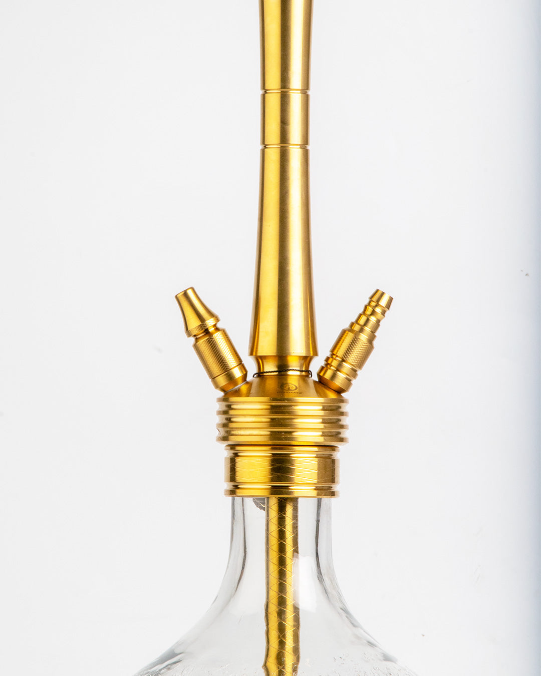 COCOYAYA Yara Pro Hookah - Gold Stem (Transparent Base)