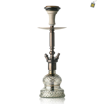 COCOYAYA Boris Hookah - Bronze Stem / Cut Glass Base