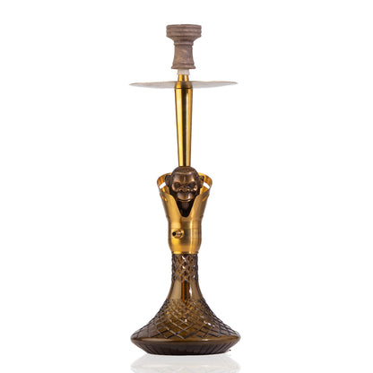 COCOYAYA Baku Hookah - Golden (Grey Base)