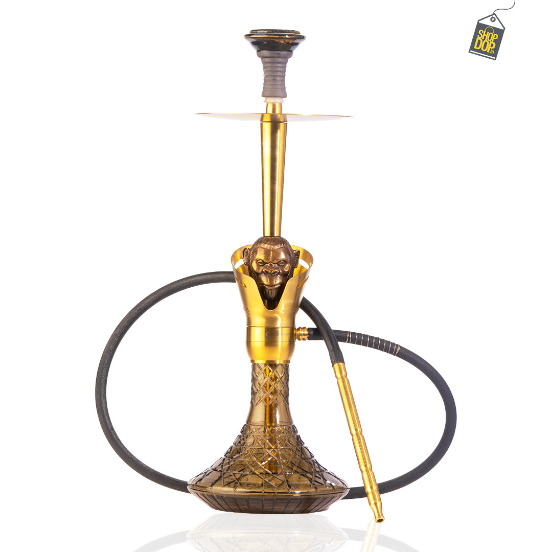 COCOYAYA Baku Kong Hookah - Golden (Grey Base)