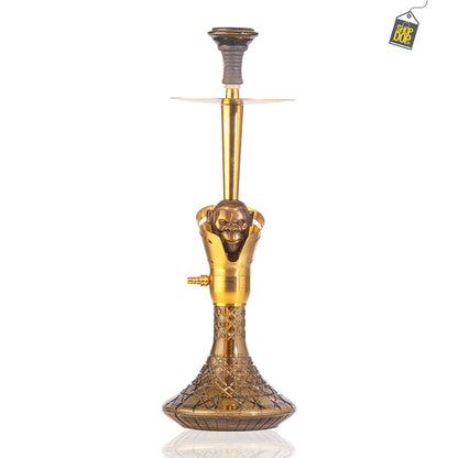 COCOYAYA Baku Kong Hookah - Golden (Grey Base)