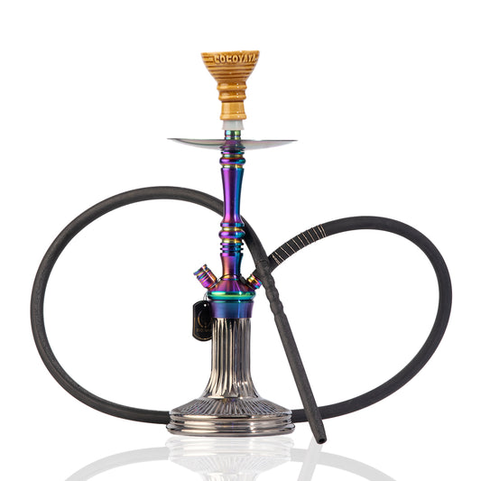 COCOYAYA Barcelona Hookah - Rainbow / Black Base