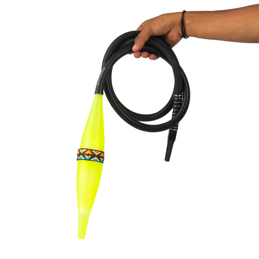 COCOYAYA Bazooka Handle with Silicone Hookah Pipe - Neon