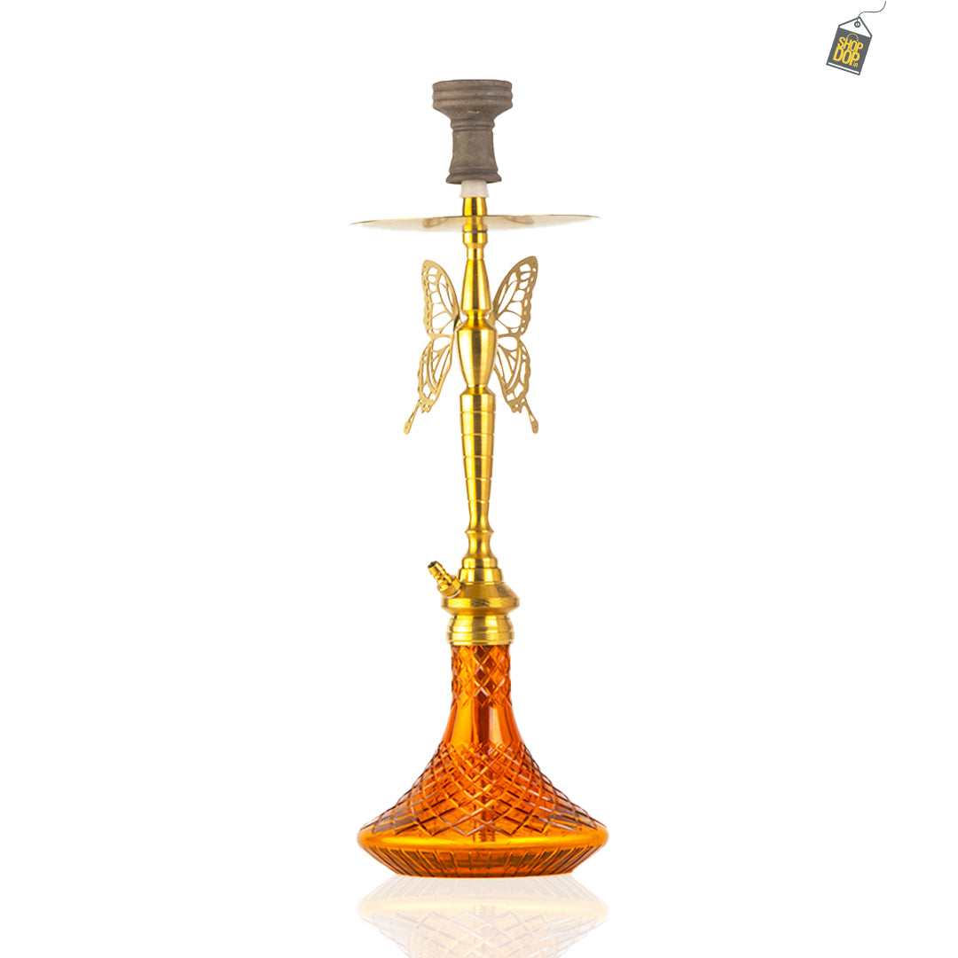 COCOYAYA Betty Hookah - Golden Stem / Amber Base