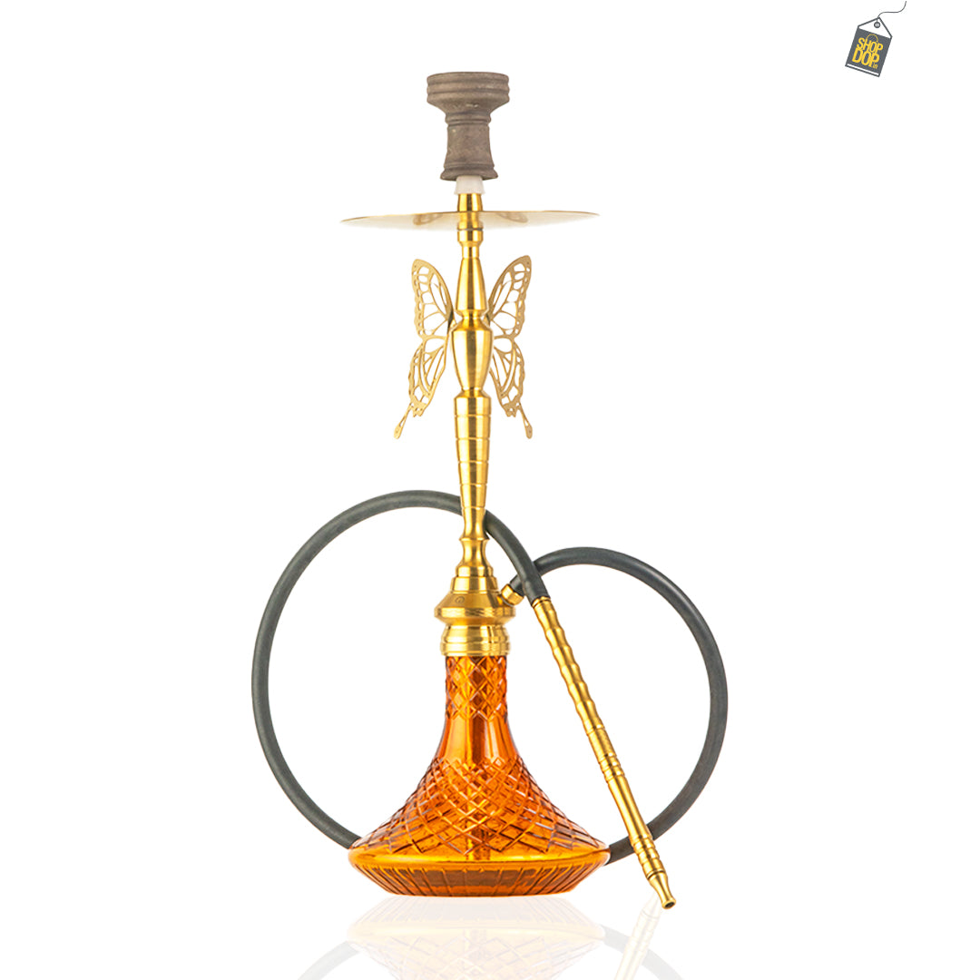 COCOYAYA Betty Hookah - Golden Stem / Amber Base