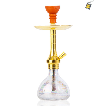 COCOYAYA Bobby Hookah - Golden (Transparent Base)