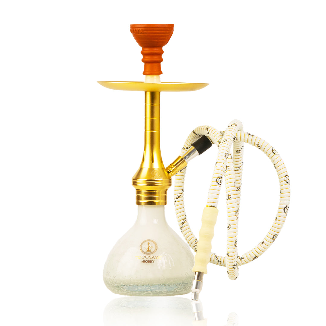 COCOYAYA Bobby Hookah - Golden (White Crackle)