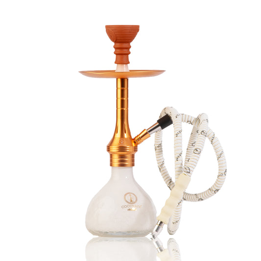 COCOYAYA Bobby Hookah - Rose Gold (White Crackle)