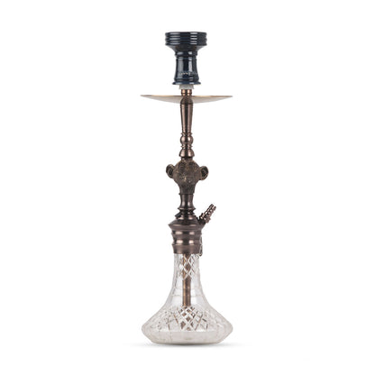 COCOYAYA Bonobo Hookah - Bronze / Transparent Base