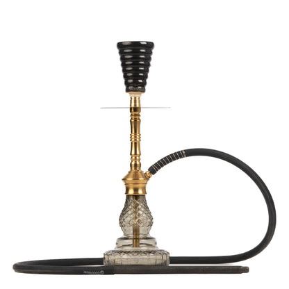 COCOYAYA Britto Hookah - Gold/Grey Base