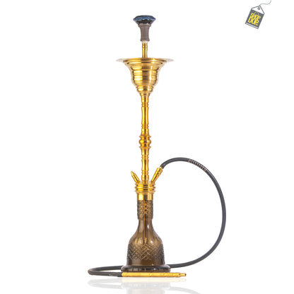 COCOYAYA Gamaliya Persia Hookah - Golden Stem / Black Base