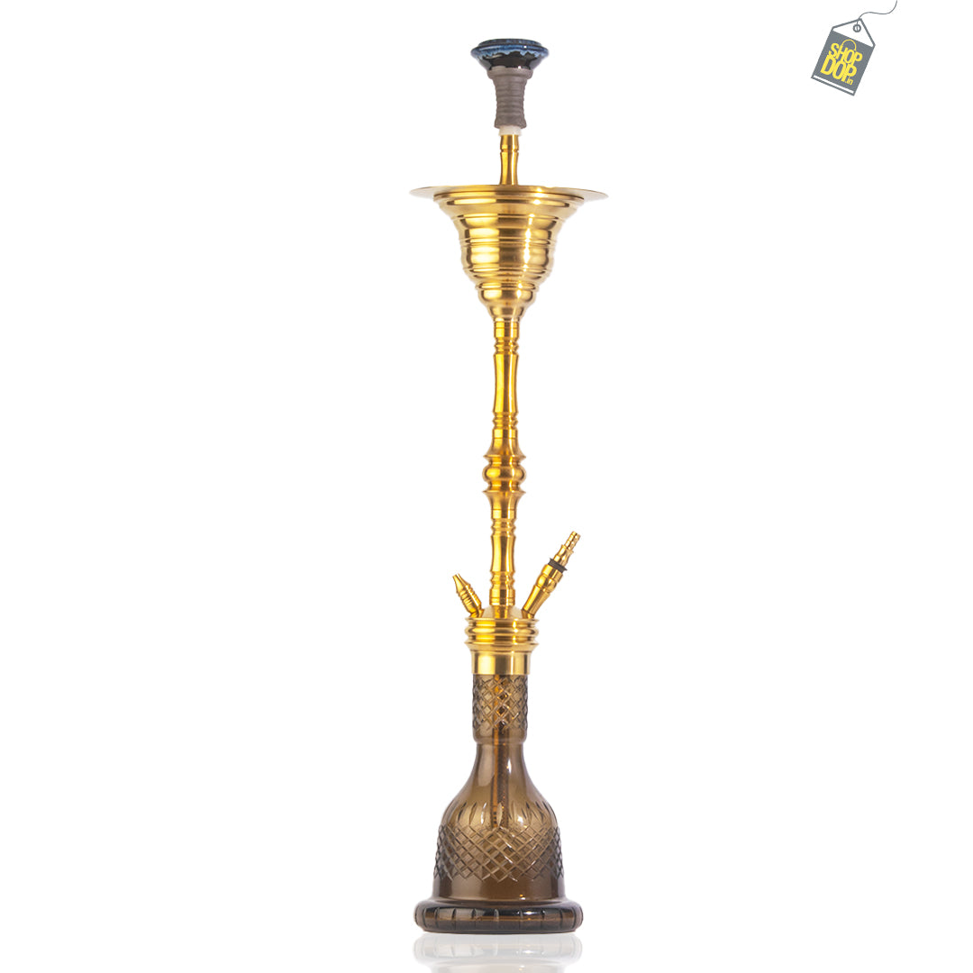 COCOYAYA Gamaliya Persia Hookah - Golden Stem / Black Base