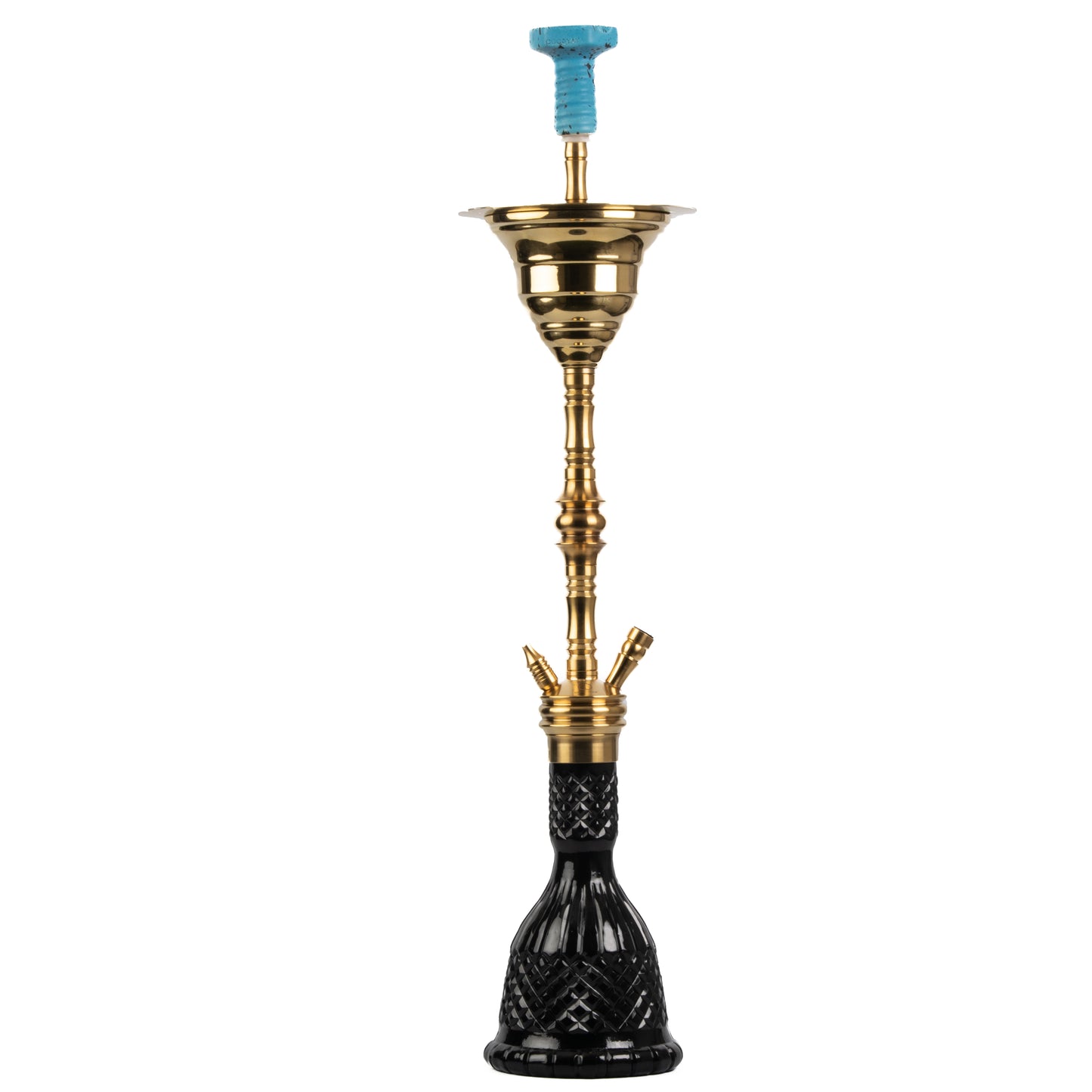 COCOYAYA Gamaliya Hookah - Golden Stem / Black Base