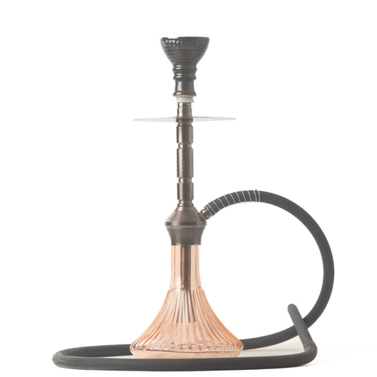 COCOYAYA Gene Hookah - Pink Base/Bronze Stem