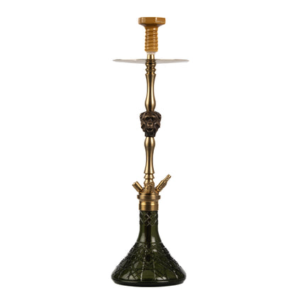 COCOYAYA Jungle Series Kong Hookah - Golden (Green Base)