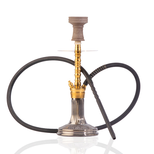 COCOYAYA Kenny Hookah - Gold Stem / Grey Base