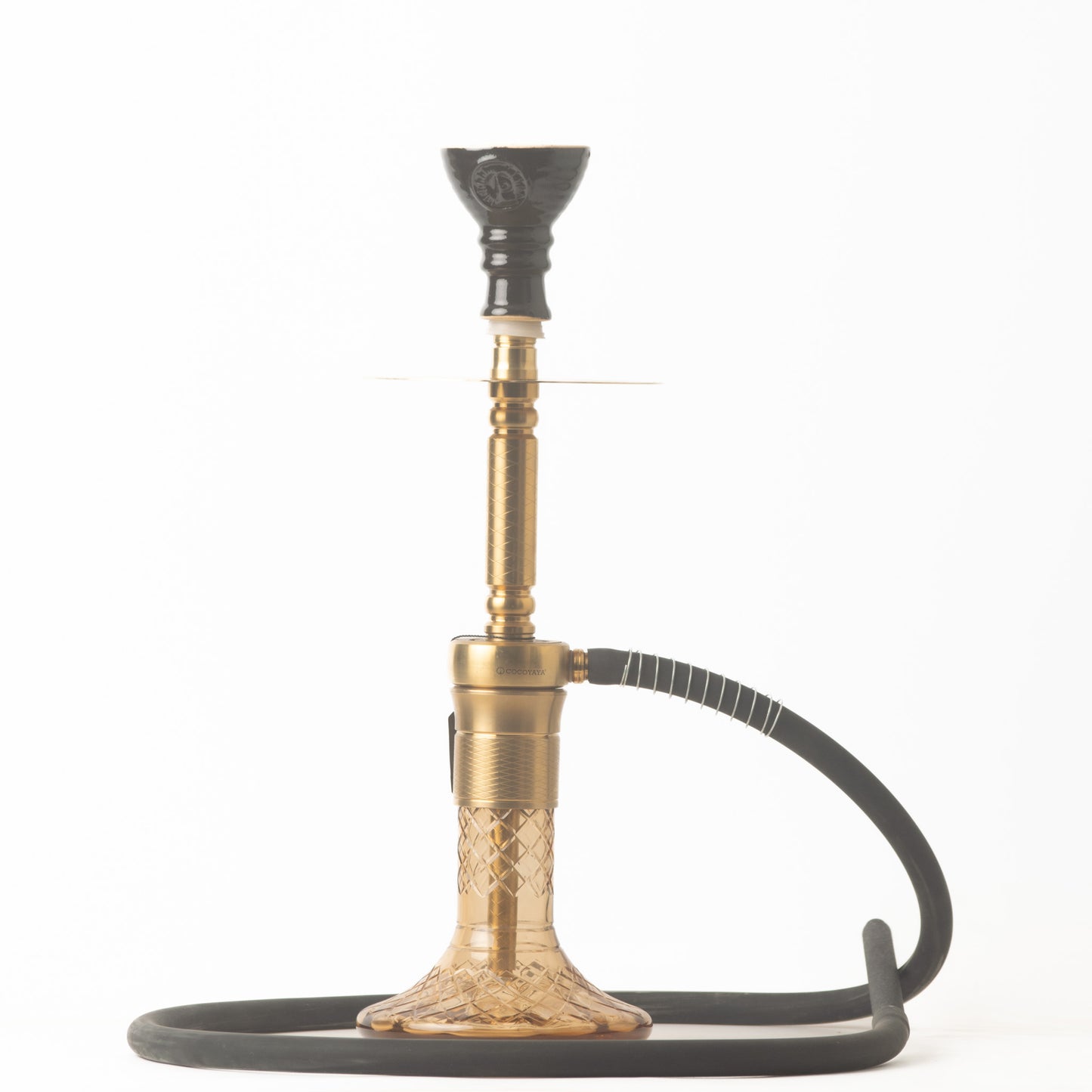 COCOYAYA Lala Hookah - Amber Base/Golden Stem