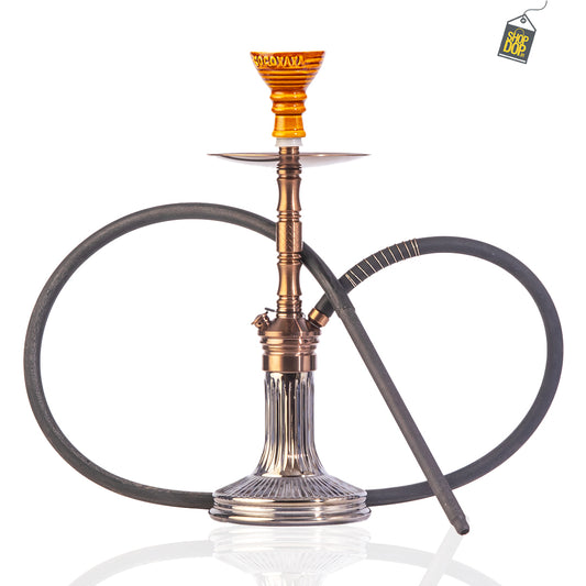 COCOYAYA Milan Hookah - Bronze (Grey Base)