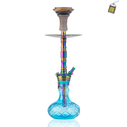 COCOYAYA Milan Hookah - Rainbow (Sky Blue Base)