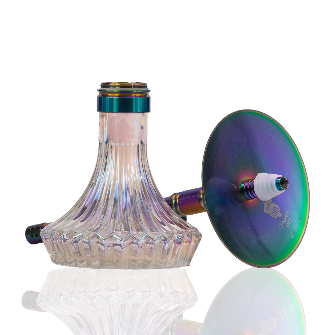 COCOYAYA Milan Hookah - Rainbow (Transparent Base)