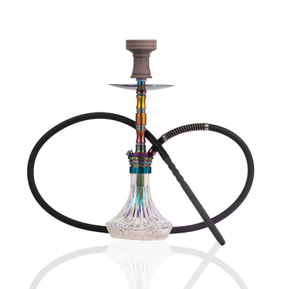 COCOYAYA Milan Hookah - Rainbow (Transparent Base)