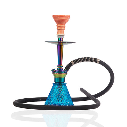 COCOYAYA Milo Hookah (Conquer Series) - Rainbow / Blue Base