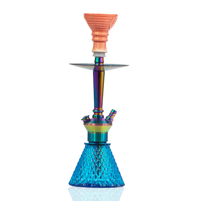 COCOYAYA Milo Hookah (Conquer Series) - Rainbow / Blue Base