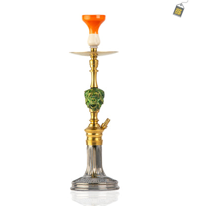 COCOYAYA Mojo Bohemian Hookah - Gold Stem / Grey Base