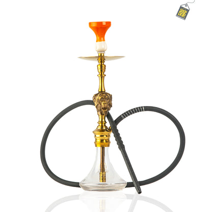 COCOYAYA Mojo Bohemian Hookah - Gold Stem / Transparent Base