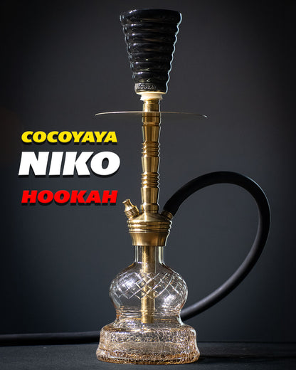 COCOYAYA Niko Hookah (Conquer Series) - Golden (Goldish Base)