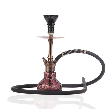 COCOYAYA Oakley Hookah (Conquer Series) - Bronze Stem (Purple Base)