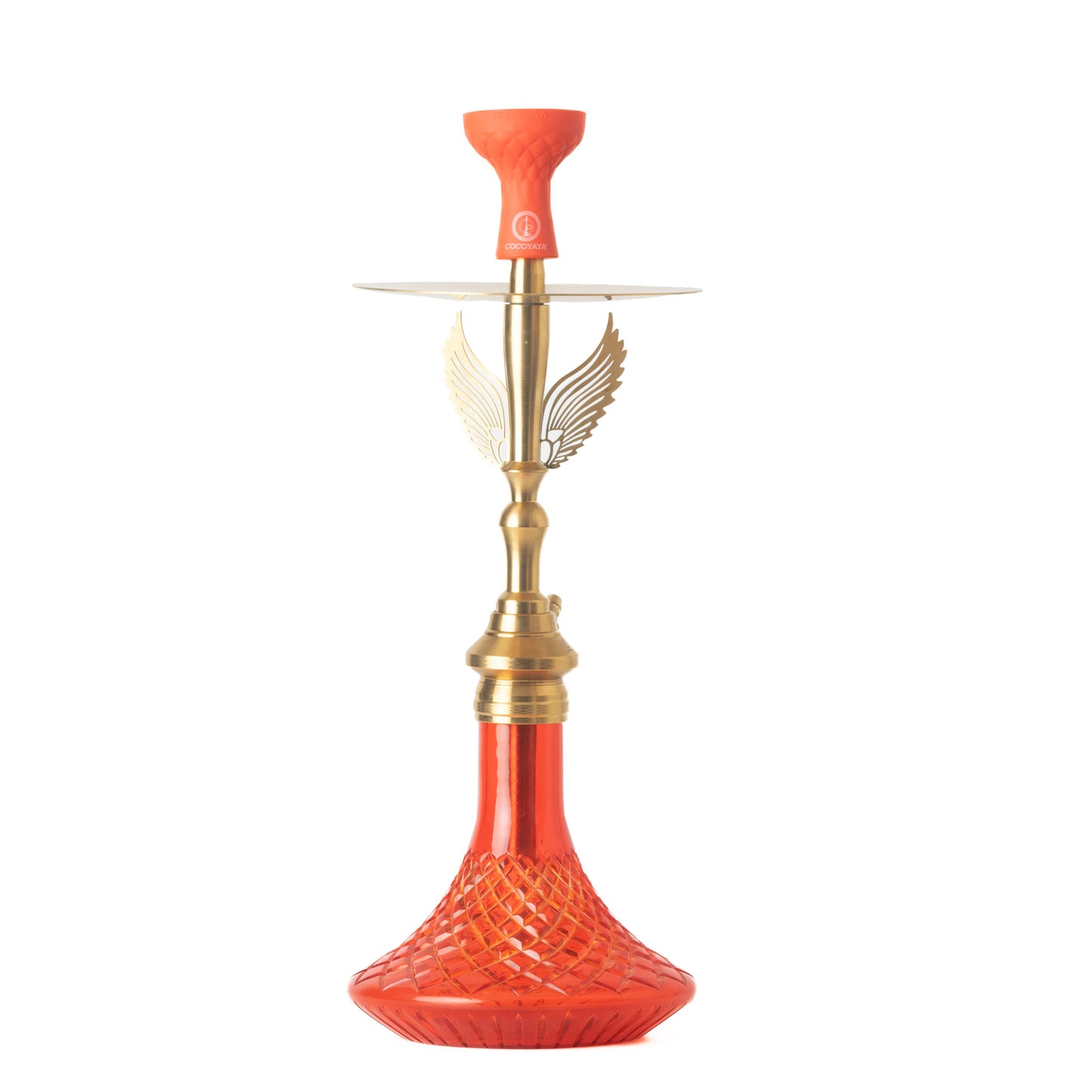 COCOYAYA Phantom Hookah - Golden Stem/Red Base