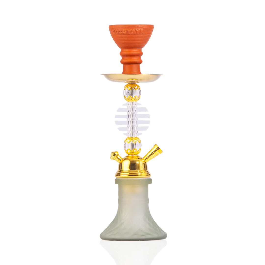 COCOYAYA Pumpkin 1203 - 3 Hookah - White