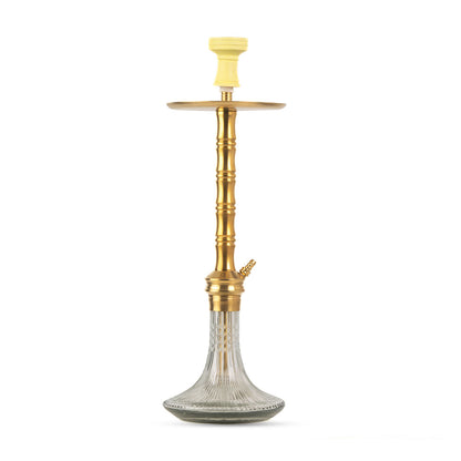 COCOYAYA Rizzi Hookah - Golden/ Transparent Base