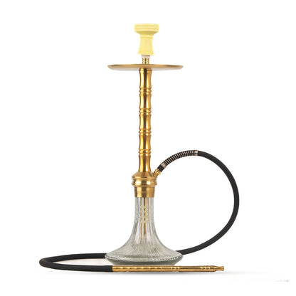 COCOYAYA Rizzi Hookah - Golden/ Transparent Base