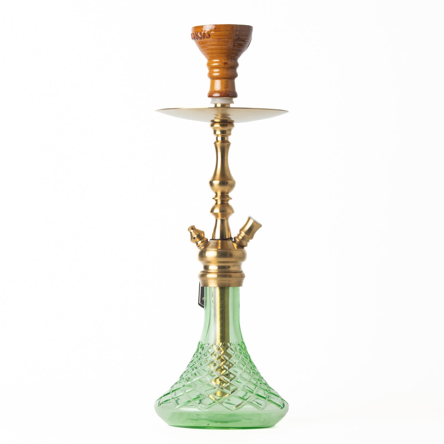 COCOYAYA Simba Hookah - Light Green Base/Golden Stem