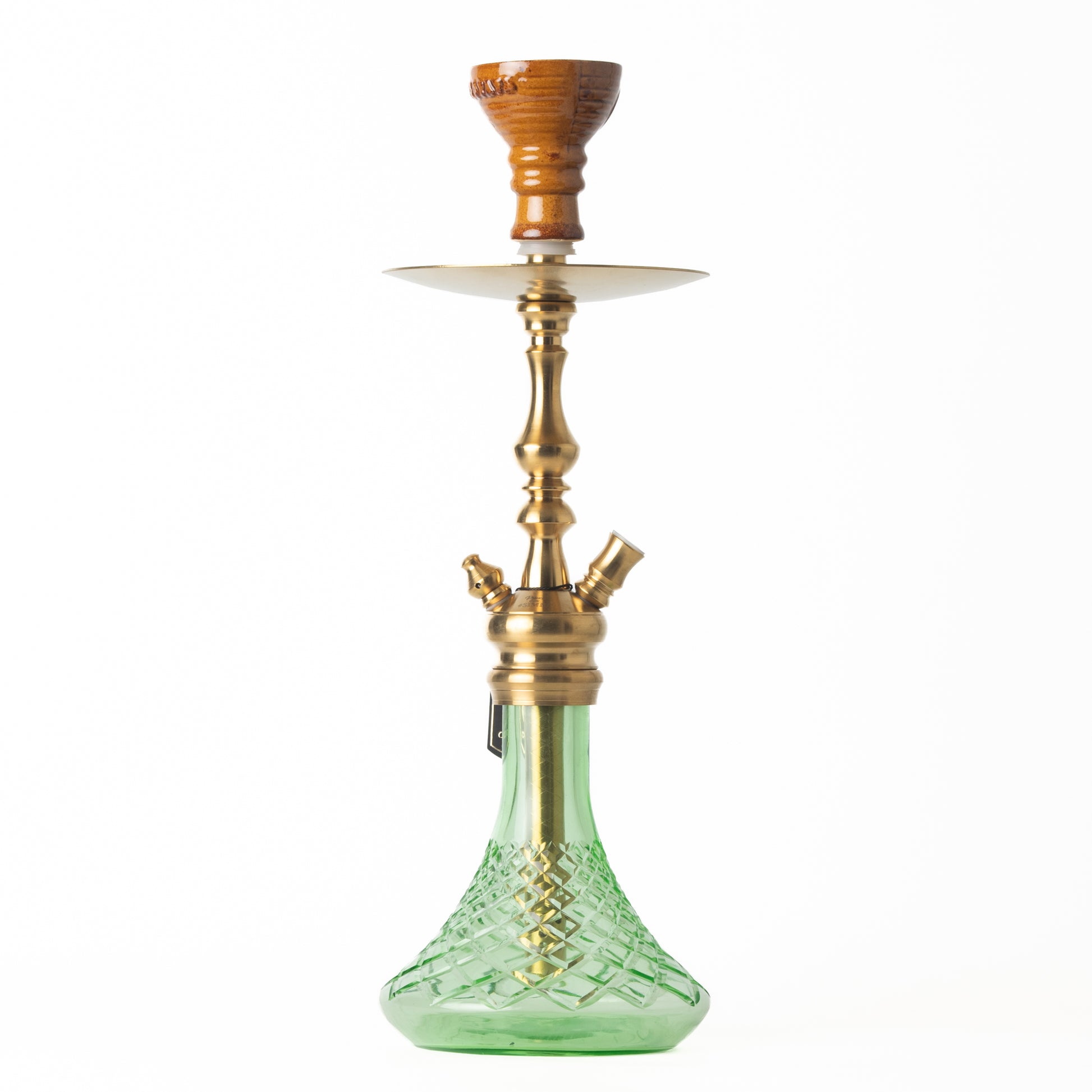 COCOYAYA Simba Hookah - Light Green Base/Golden Stem