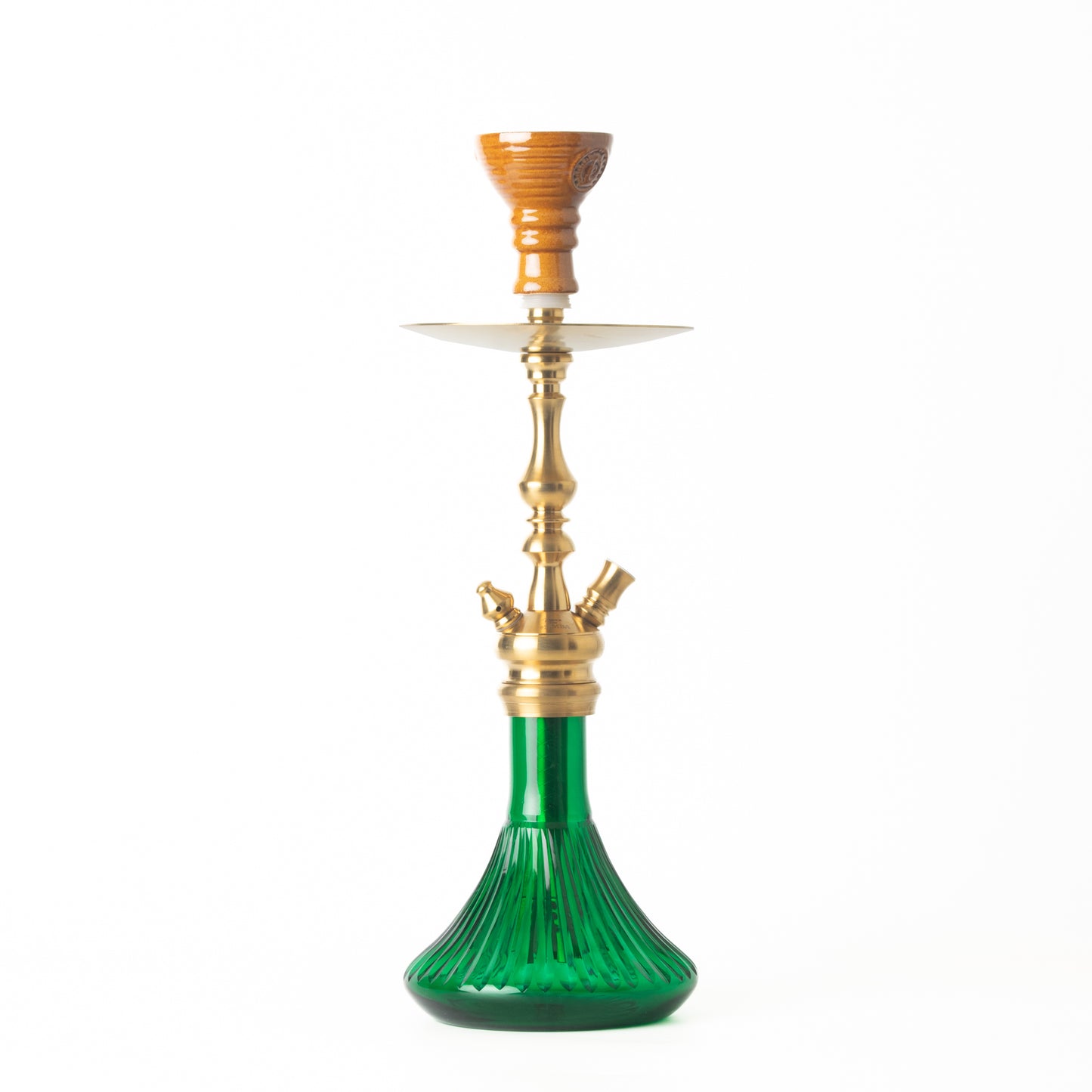 COCOYAYA Simba Hookah - Green Base/Golden Stem