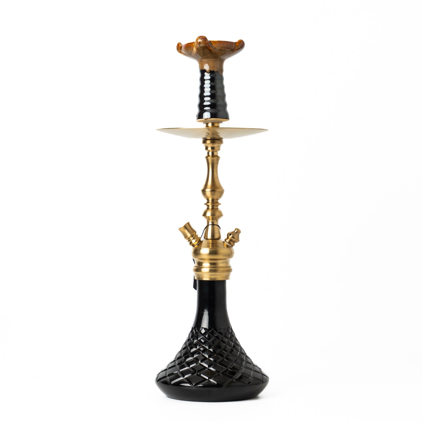 COCOYAYA Simba Hookah - Black Base/Golden Stem