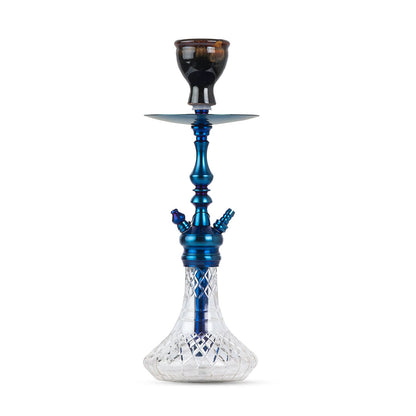 COCOYAYA Simba Hookah - Blue Stem / Transparent Base