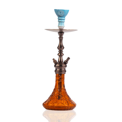 COCOYAYA Simba Hookah - Bronze Stem / Amber Base