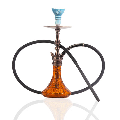 COCOYAYA Simba Hookah - Bronze Stem / Amber Base