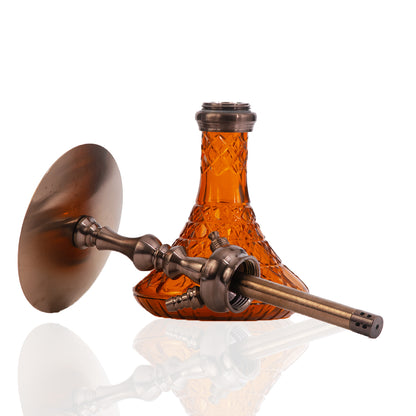 COCOYAYA Simba Hookah - Bronze Stem / Amber Base