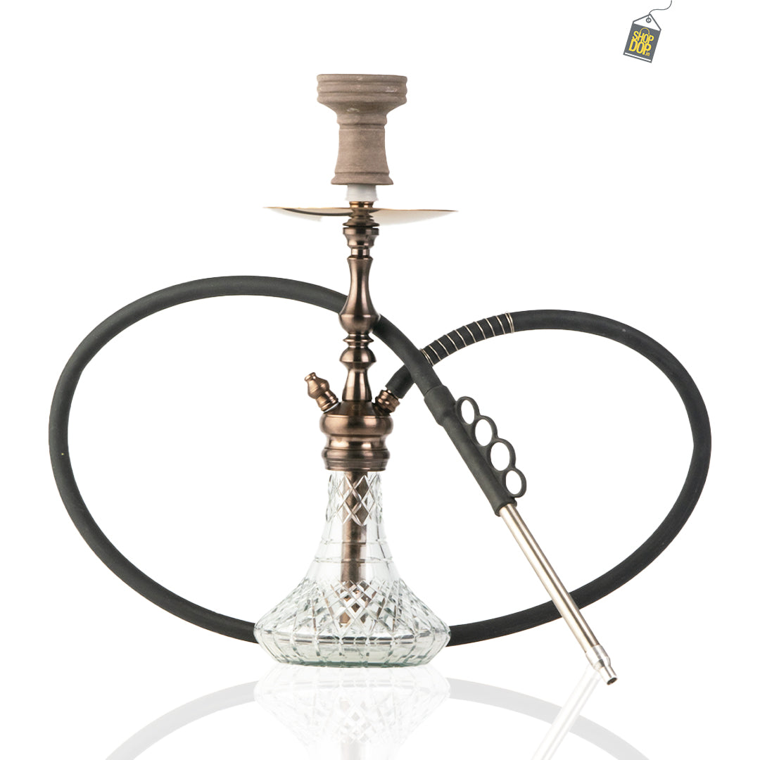 COCOYAYA Simba Hookah - Bronze Stem (Transparent Base)