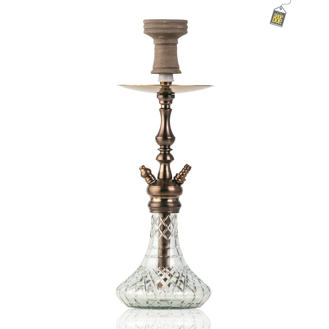 COCOYAYA Simba Hookah - Bronze Stem (Transparent Base)