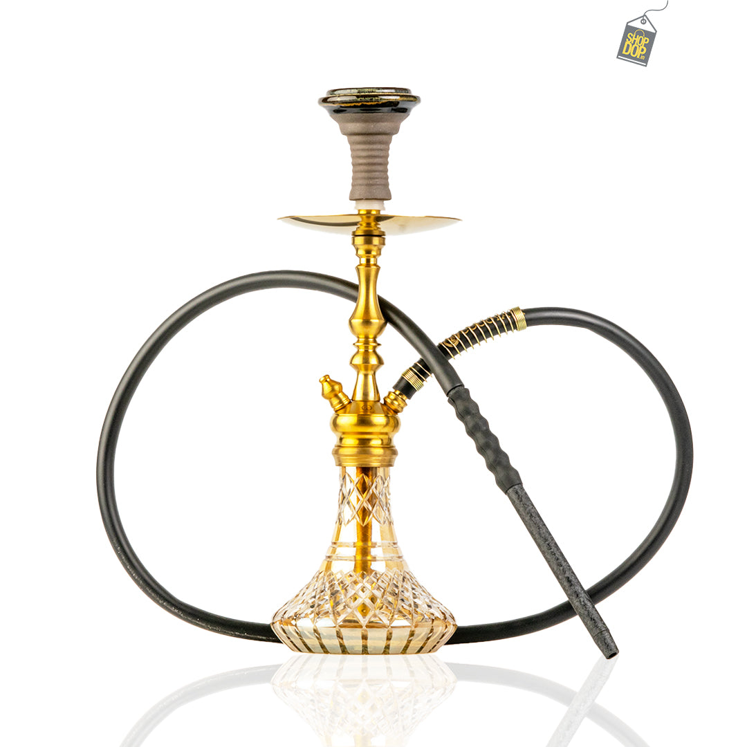 COCOYAYA Simba Hookah - Golden (Gold Base)