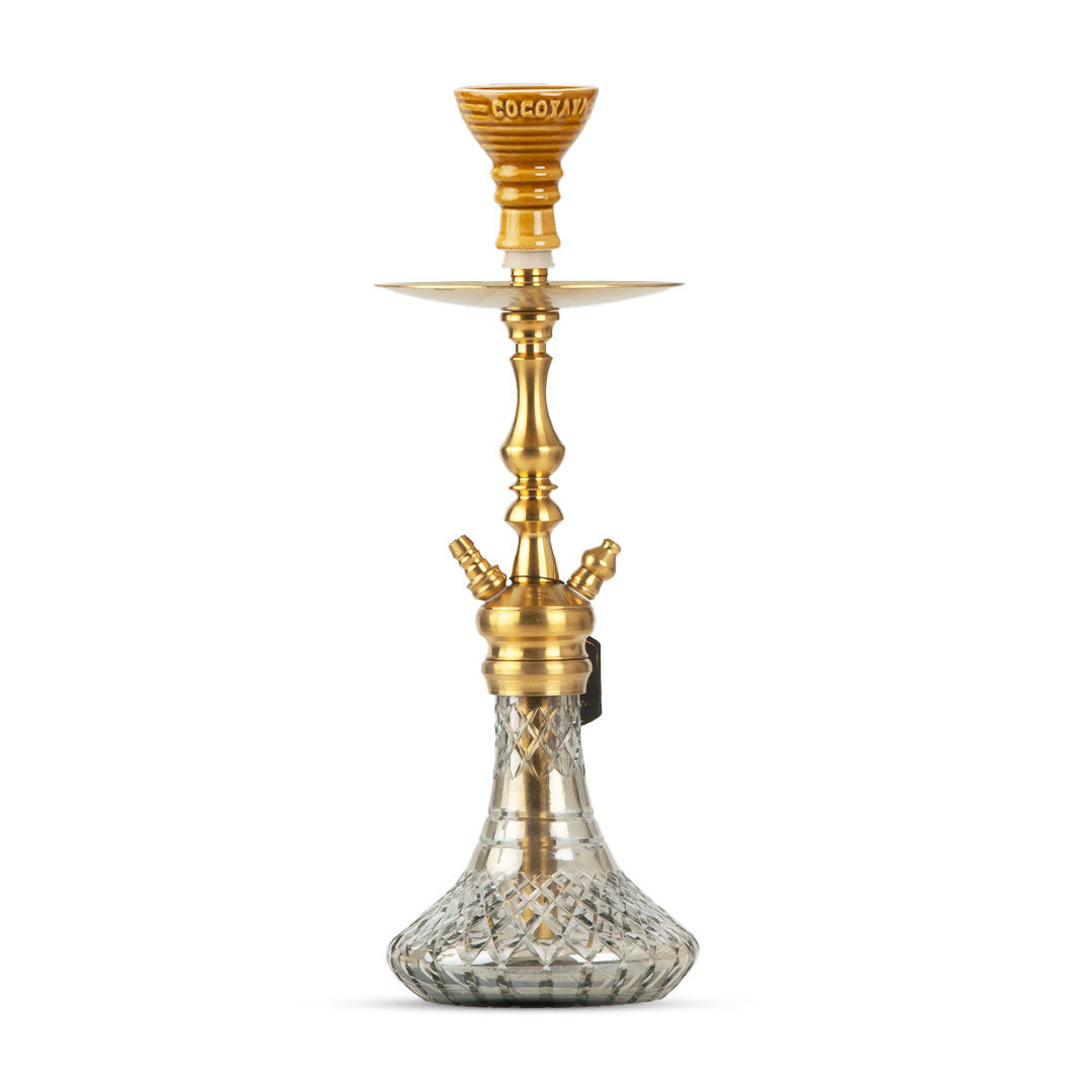 COCOYAYA Simba Hookah - Golden (Transparent Base)