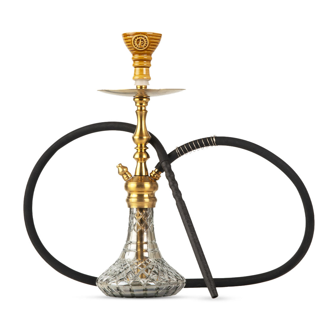 COCOYAYA Simba Hookah - Golden (Transparent Base)