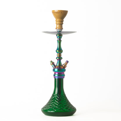 COCOYAYA Simba Hookah - Green Base/Rainbow Stem