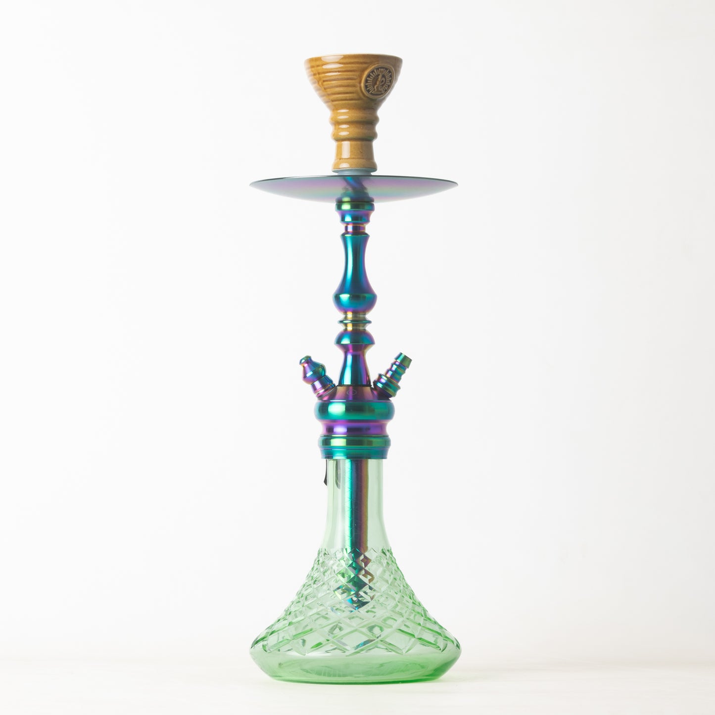 COCOYAYA Simba Hookah - Light Green Base/Rainbow Stem